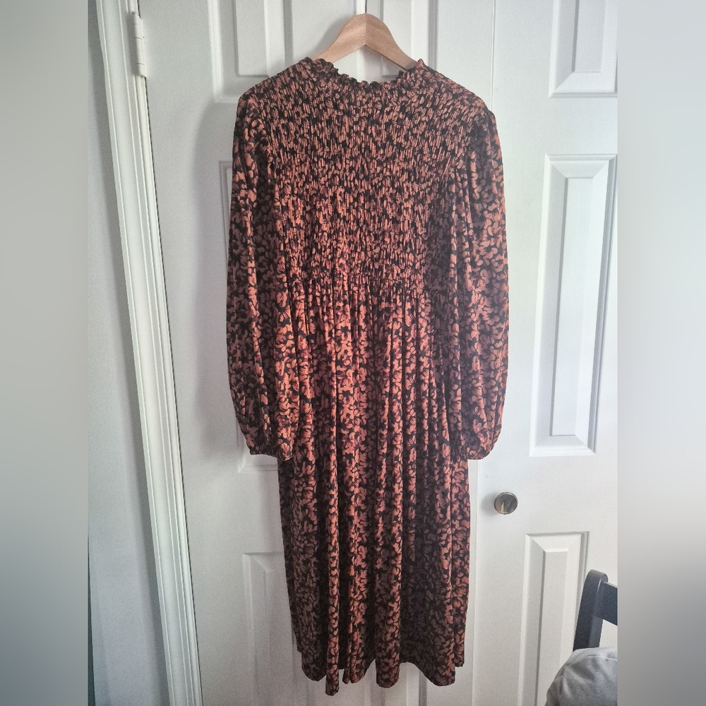 Smocked Midi Dress